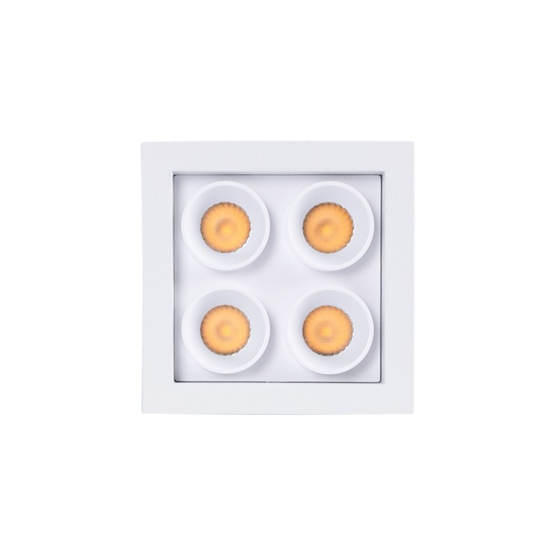 Spot LED carré encastrable pour plafond Spot LED carré encastrable pour plafond