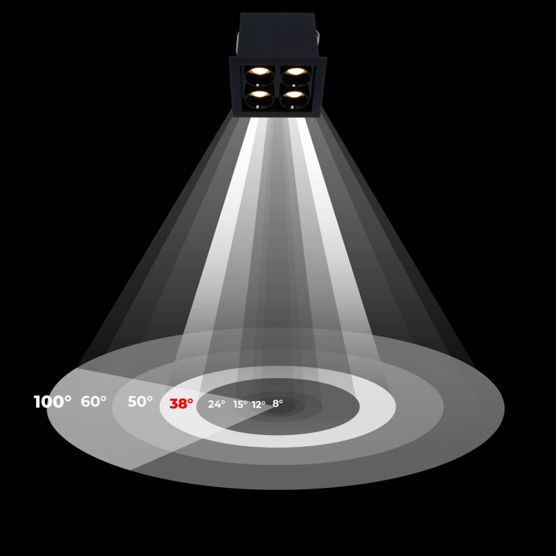 Luminaire de plafond LED carré Luminaire de plafond LED carré