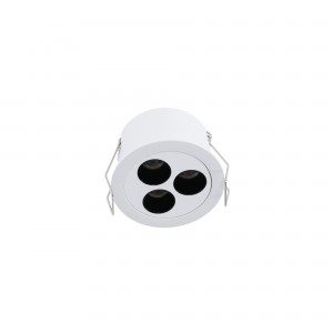 Spot LED encastrable rond 6W blanc