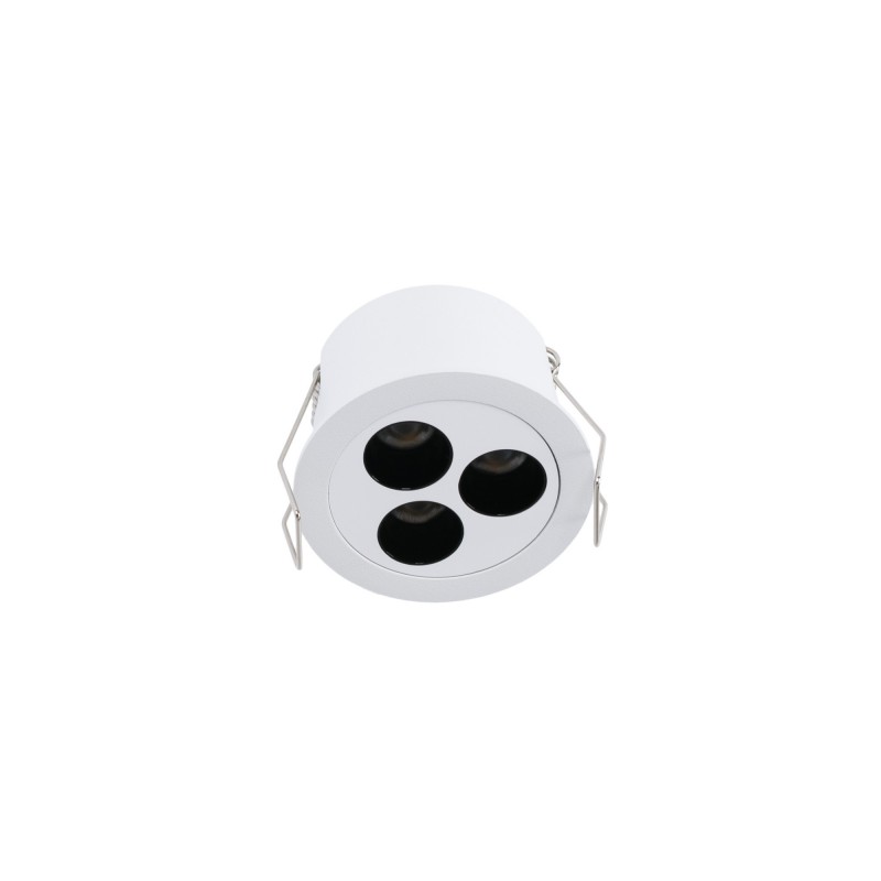 Spot LED encastrable rond 6W blanc