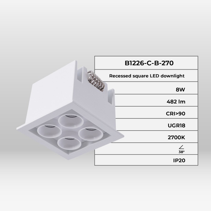 Luminaire carré faux plafond Luminaire carré faux plafond