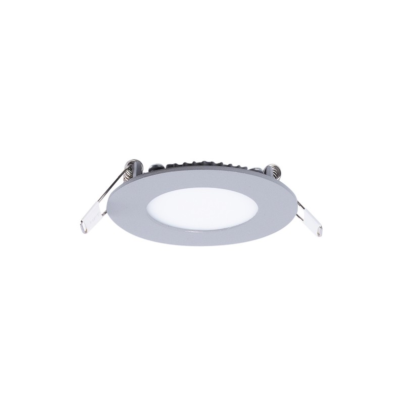 Downlight LED plat 3W grise