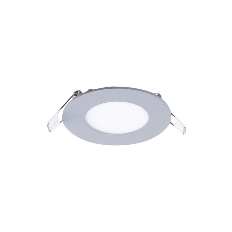 Spot Encastrable LED Extra Plat 20W – Lumière Neutre 4000K, Rond, Gris, Pour Plafond De Cuisine, Toilettes, Couloir