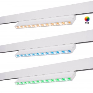 Spot orientable sur rail magnétique RGB + CCT