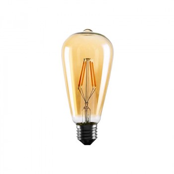 Ampoule LED à Filament Vintage Edison ST64 4W gold Ampoule LED à Filament Vintage Edison ST64 4W gold