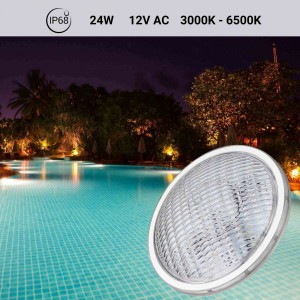 Ampoule LED PAR56 24W IP68 pour Piscines (Submersible)