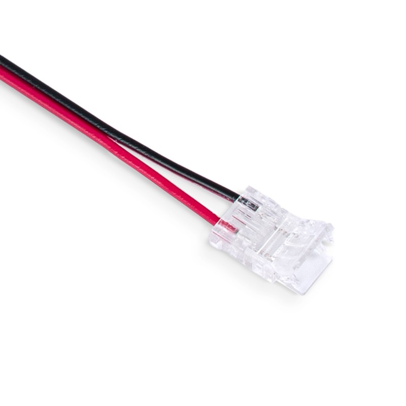 Raccord pour ruban LED IP20 monocouleur à son alimentation Raccord pour ruban LED IP20 monocouleur à son alimentation