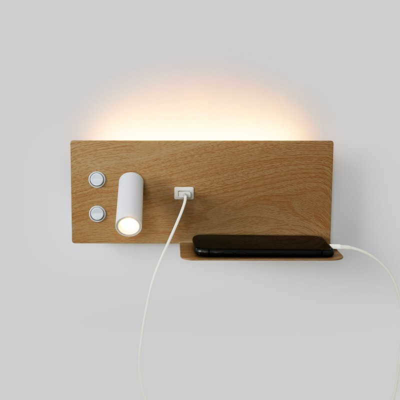 Lampe de lecture avec port USB Lampe de lecture avec port USB