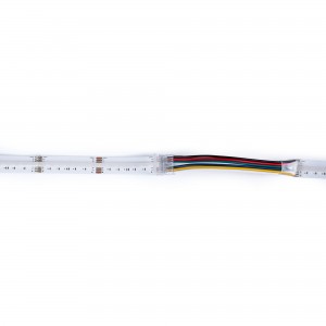 Raccord pour ruban LED RGB + CCT à câble