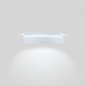 Plafonnier LED CCT effet bois design