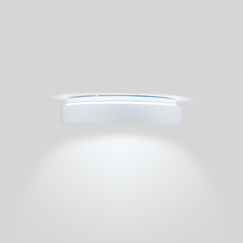 Plafonnier LED CCT effet bois design