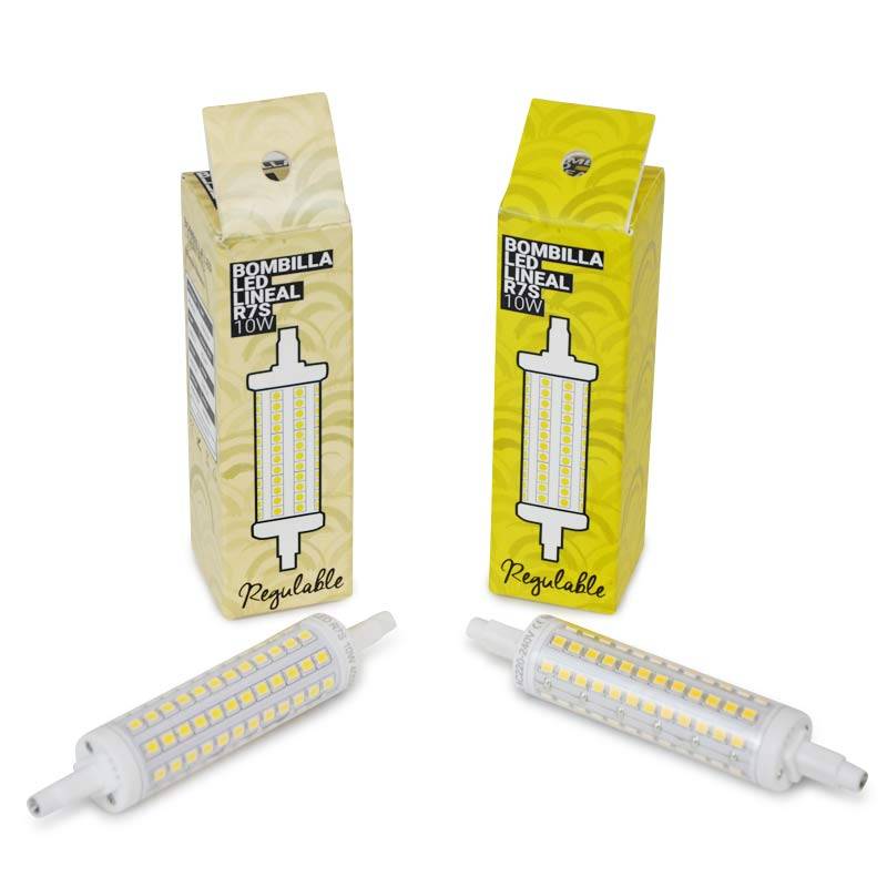 Ampoule LED R7S 10W 118mm dimmable 230V