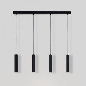 Suspension minimaliste 4 lumières - GU10