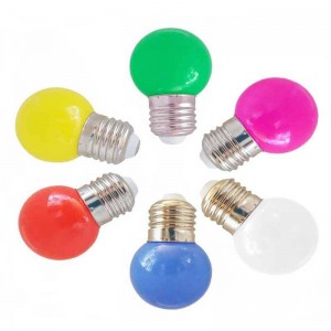Ampoule LED de couleur E27 1W