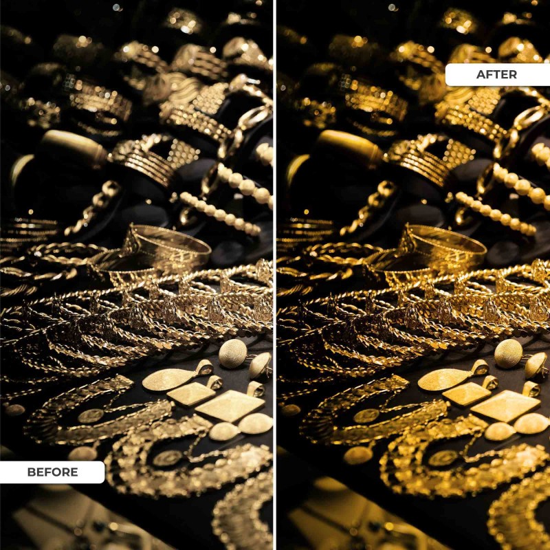 Cloche commerciale LED bijouteries