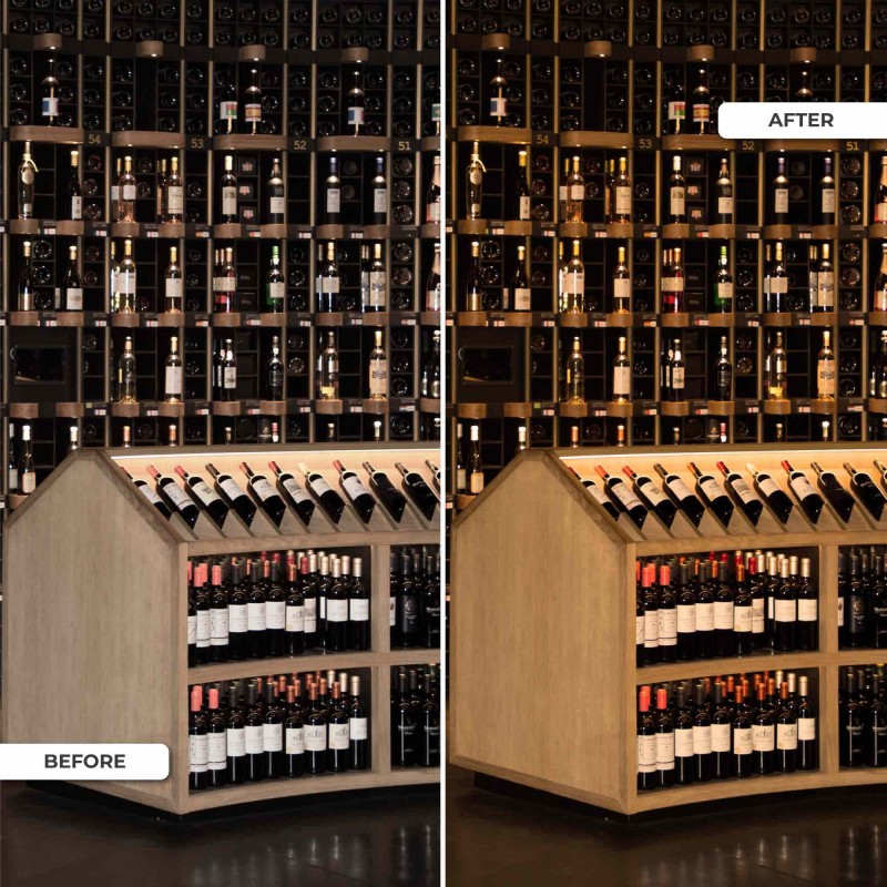 Cloche LED pour vinothèques