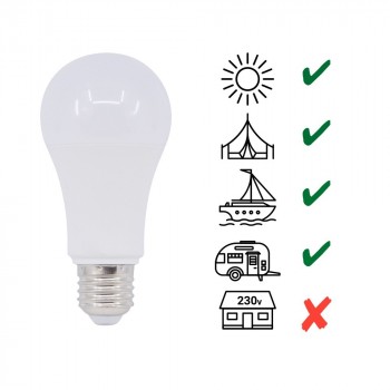 Ampoule 10V / 36V E27 pour caravanes Ampoule 10V / 36V E27 pour caravanes