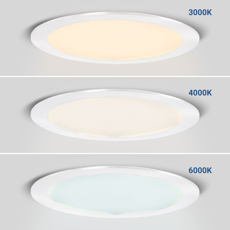 Spot LED extra plat 18W Blanc Spot LED extra plat 18W Blanc