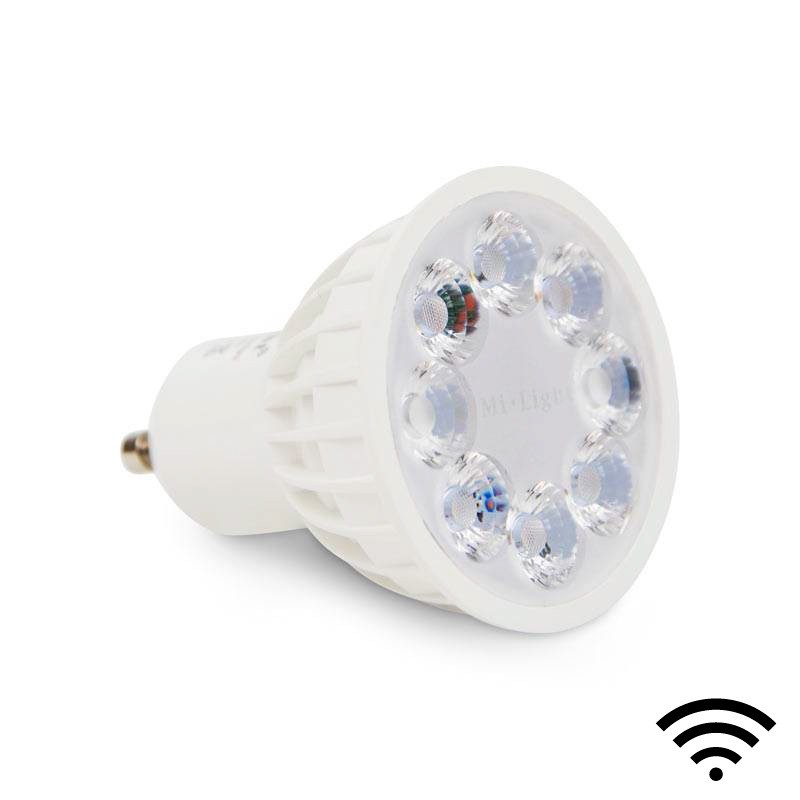 Ampoule LED GU10 4W RGB+CTT RF / Wifi