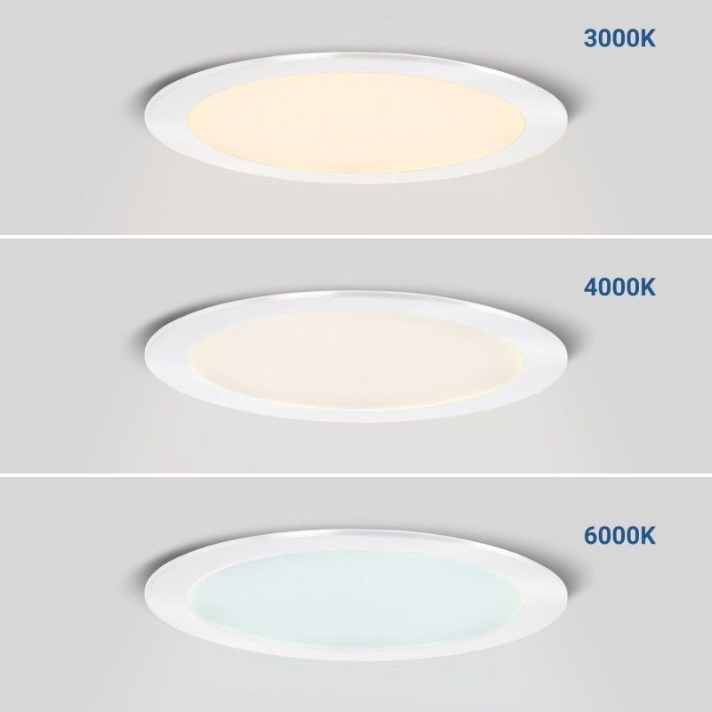 Spot LED extra plat 12W Blanc Spot LED extra plat 12W Blanc