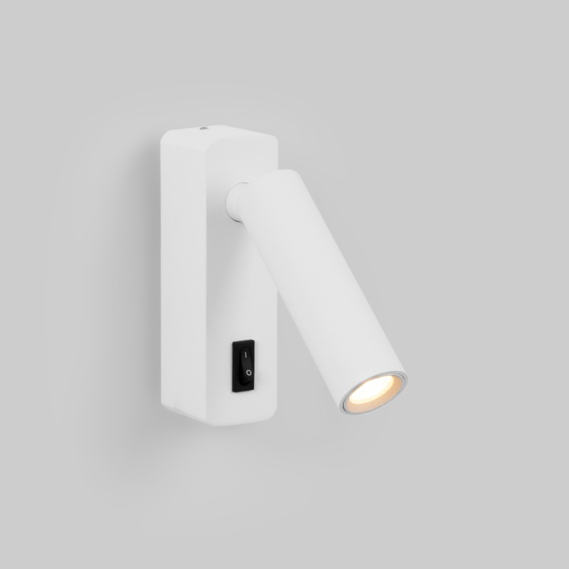 Lot De 2 Appliques Murales LED Orientables - 3W, 4000K Blanc Naturel, Sans Fil | Pour Chevet, Couloir, Bureau, Montage Facile
