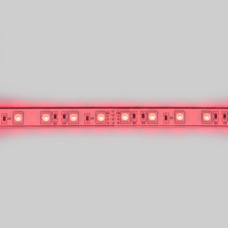 Ruban LED RGB 24V 60 LED/m étanche IP68