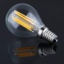 AMPOULE SPHÉRIQUE LED G45 6W FILAMENT E14 TRANSPARENT AMPOULE SPHÉRIQUE LED G45 6W FILAMENT E14 TRANSPARENT