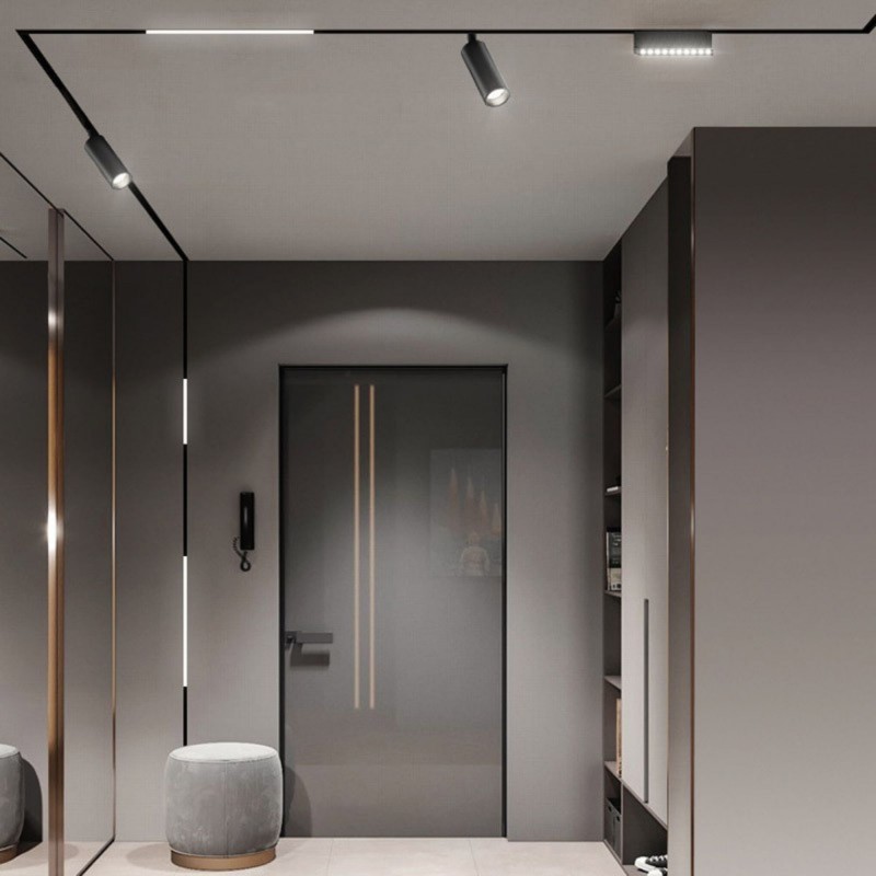 Luminaire magnétique pour rail