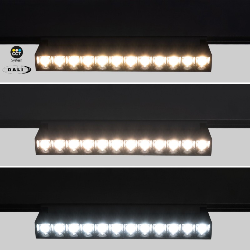 Spot LED orientable 12W pour rail magnétique