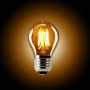 Ampoule sphérique LED G45 VINTAGE 4W FILAMENT E27 AMBRE 1800K Ampoule sphérique LED G45 VINTAGE 4W FILAMENT E27 AMBRE 1800K