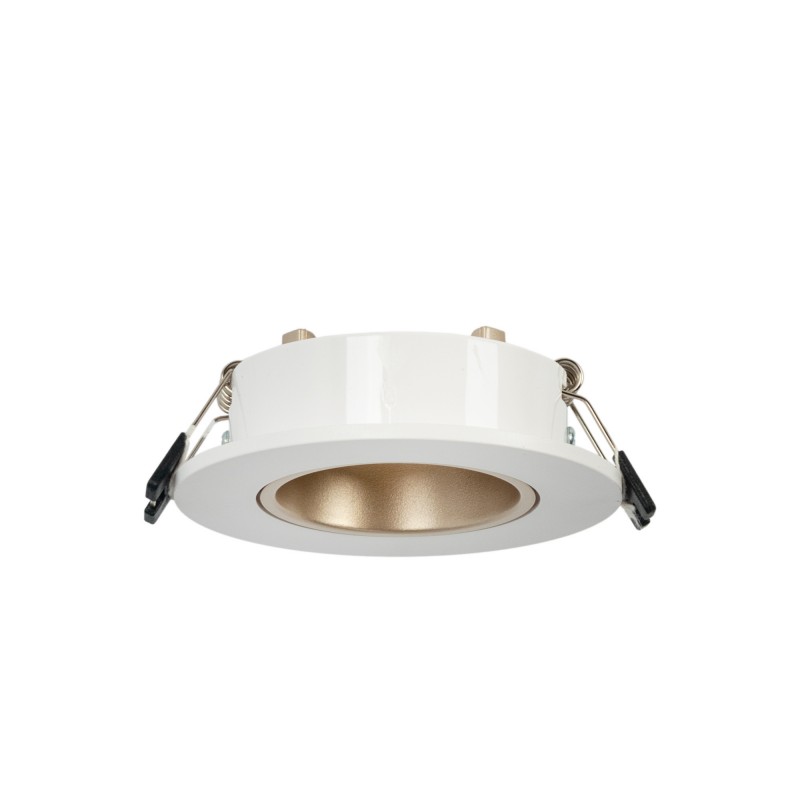 Spot à encastrer GU10 blanc et champagne Spot à encastrer GU10 blanc et champagne