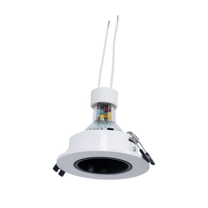 Ampoule LED GU10 + coupelle encastrable + douille GU10 Ampoule LED GU10 + coupelle encastrable + douille GU10
