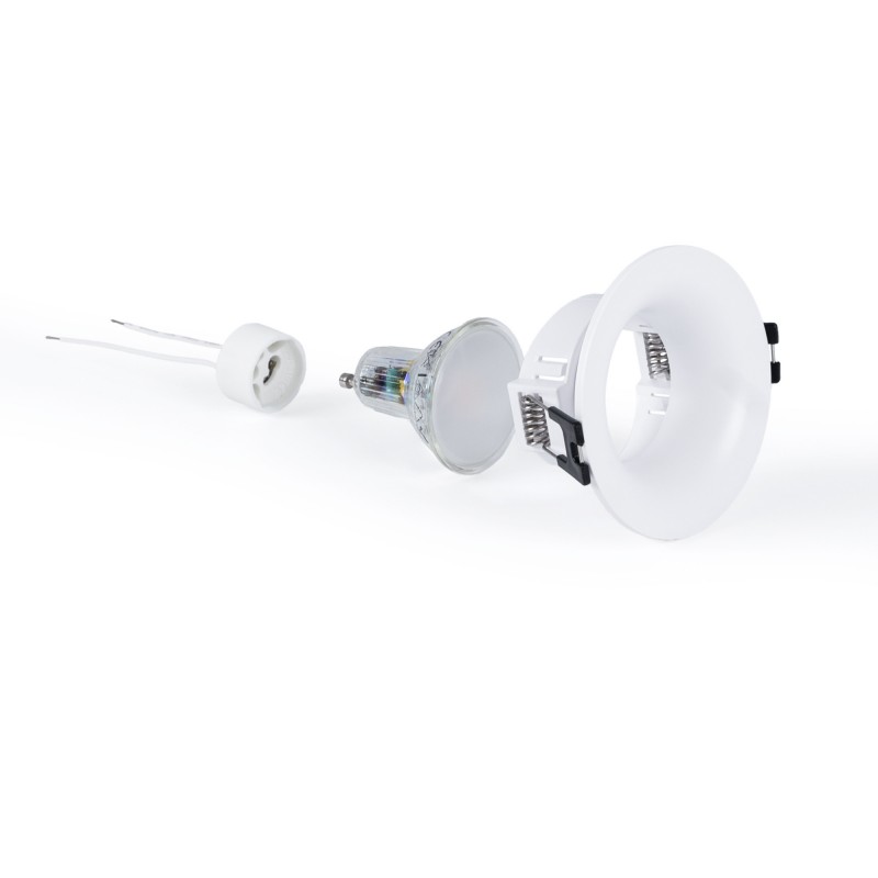 Spot rond LED encastrable blanc Spot rond LED encastrable blanc