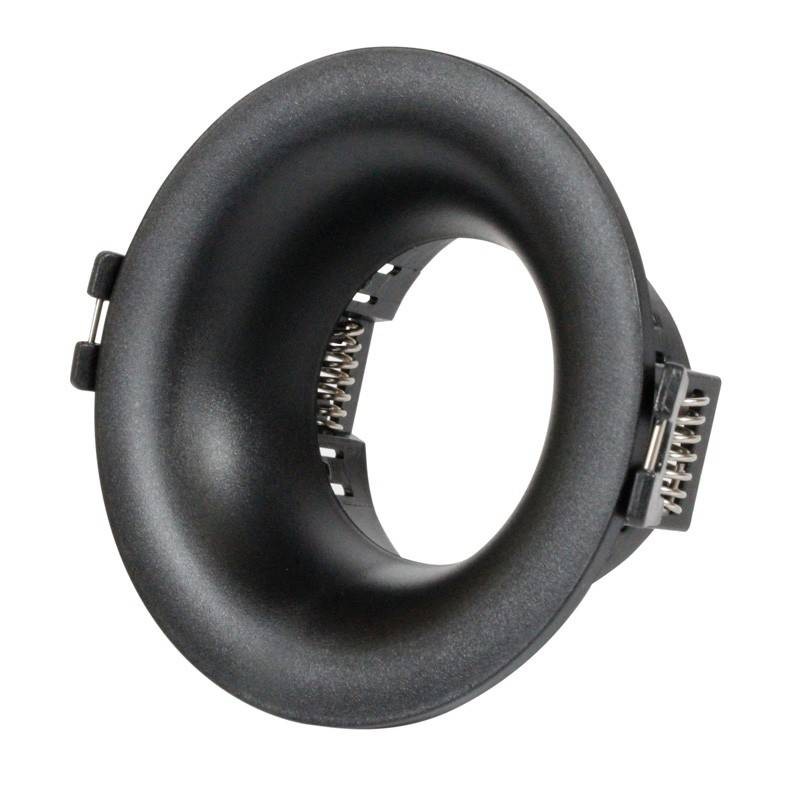 Spot rond LED encastrable noir Spot rond LED encastrable noir