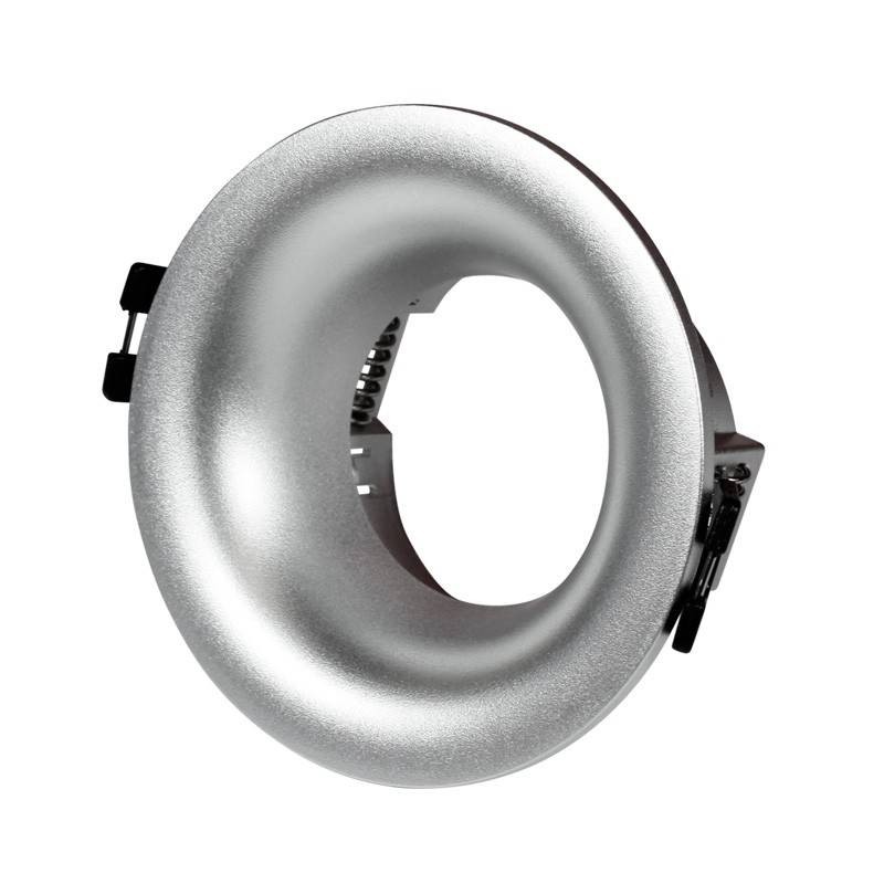 Spot rond LED encastrable argent Spot rond LED encastrable argent
