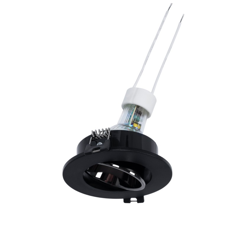 Ampoule LED GU10 + coupelle encastrable + douille GU10 Ampoule LED GU10 + coupelle encastrable + douille GU10
