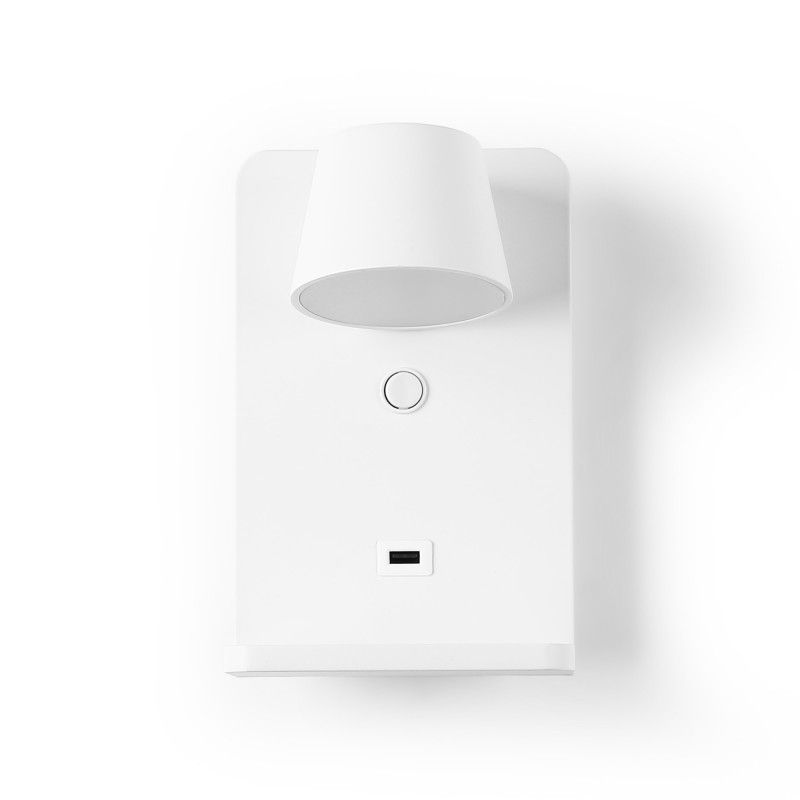 Applique murale avec port USB "BASKOP W" - 6W - Base de recharge sans fil Applique murale avec port USB "BASKOP W" - 6W - Base de recharge sans fil