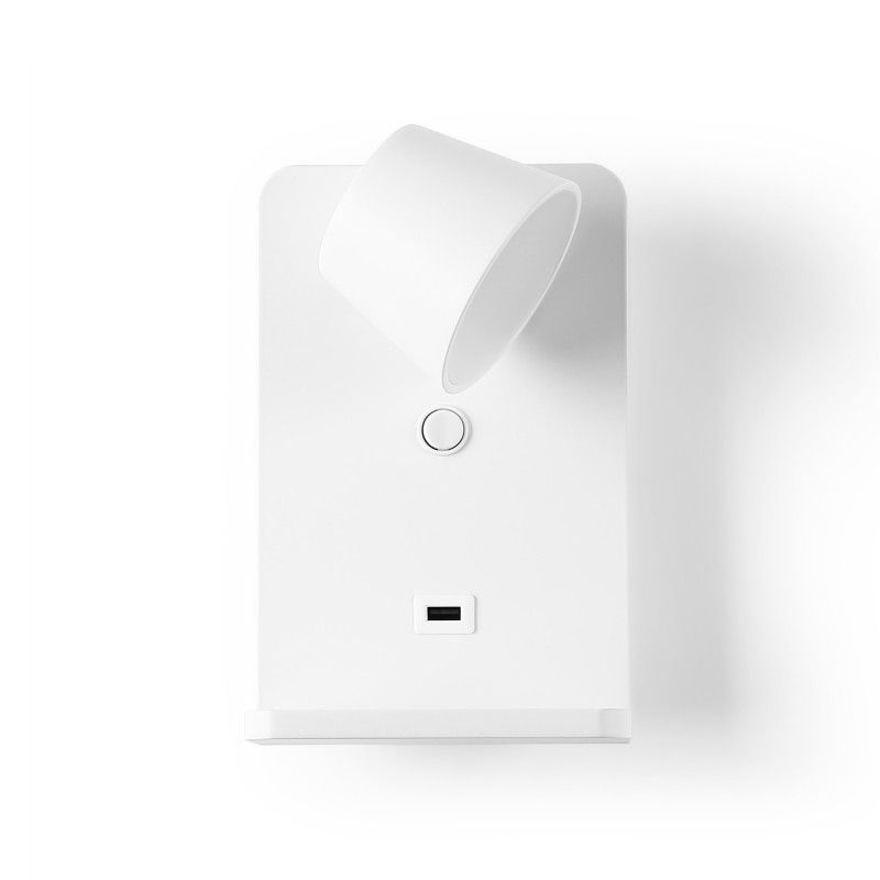 Applique murale avec port USB "BASKOP W" - 6W - Base de recharge sans fil Applique murale avec port USB "BASKOP W" - 6W - Base de recharge sans fil