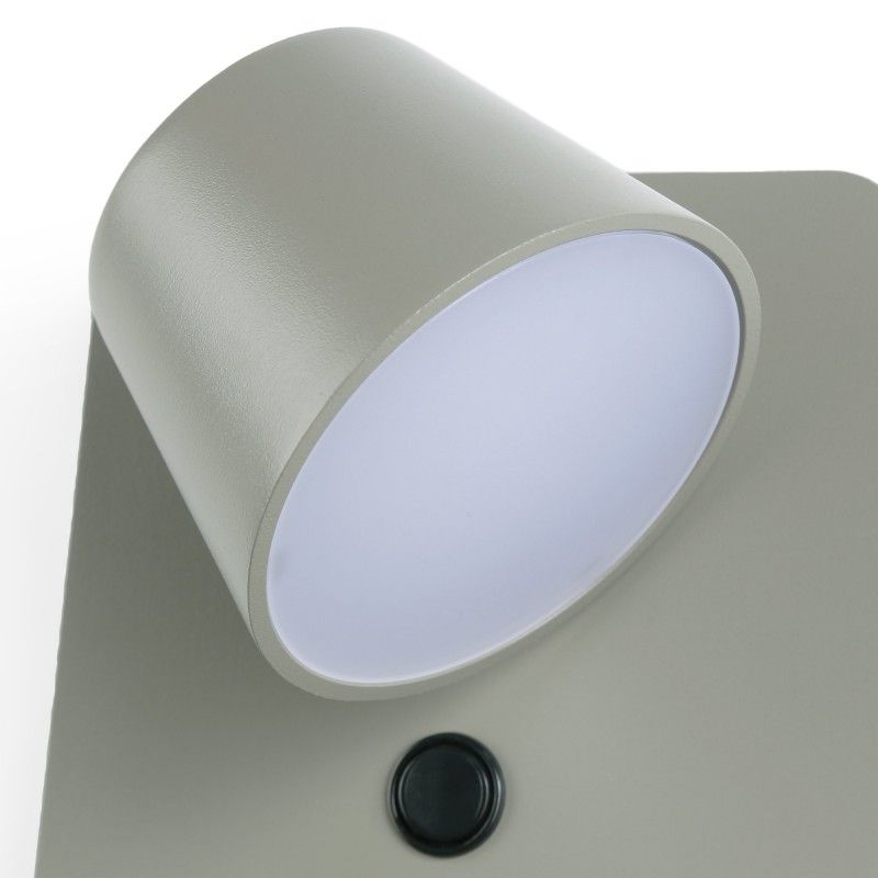 Applique murale avec port USB "BASKOP W" - 6W - Base de recharge sans fil Applique murale avec port USB "BASKOP W" - 6W - Base de recharge sans fil