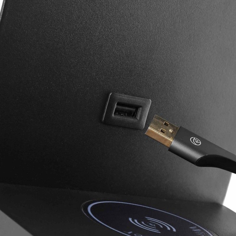 Applique murale avec port USB "BASKOP W" - 6W - Base de recharge sans fil Applique murale avec port USB "BASKOP W" - 6W - Base de recharge sans fil