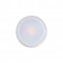KIT Collerette spot carré 93x93mm (gris/blanc) + Ampoule GU10 5,4W + Douille