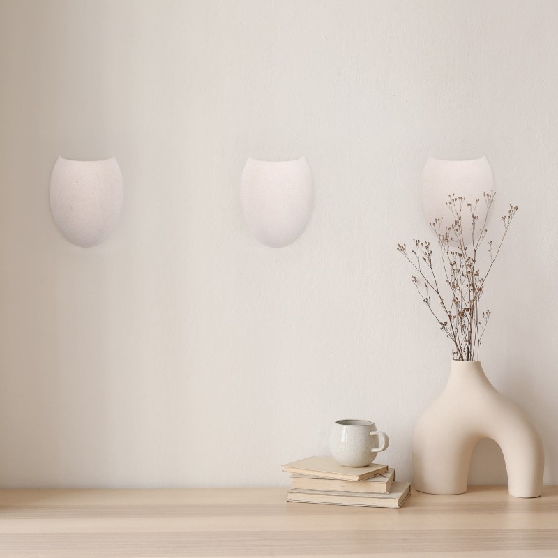 Applique murale en ciment "Semba" - 3 couleurs - 1 x G9