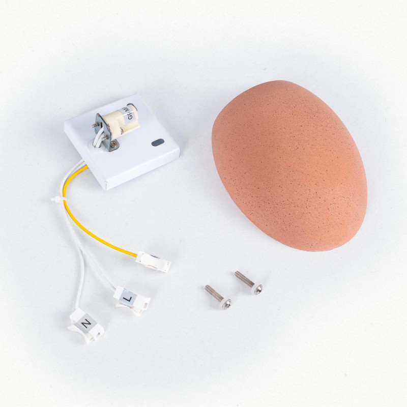 Applique murale en ciment "Semba" - 3 couleurs - 1 x G9