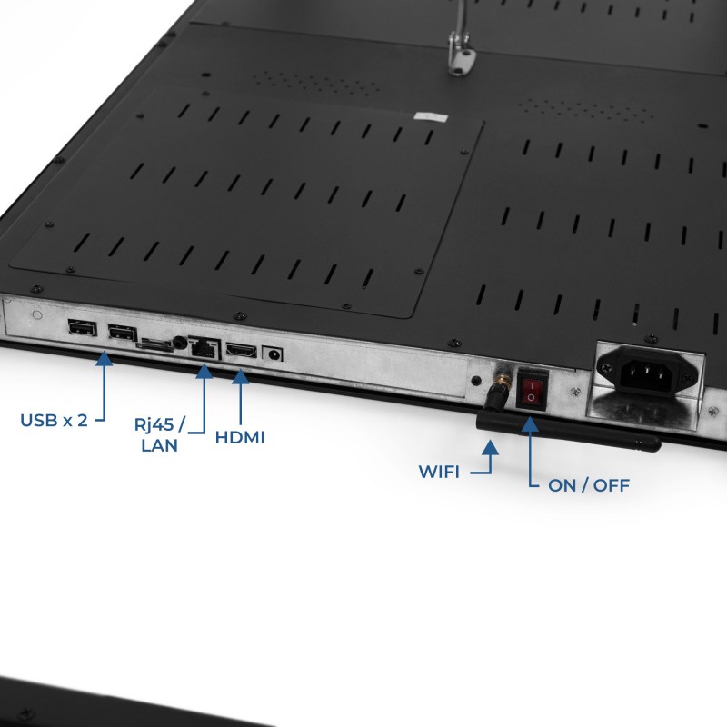 Ecran publicitaire pliable LCD Full HD 43" - Android - Intérieur | panneaux publicitaire