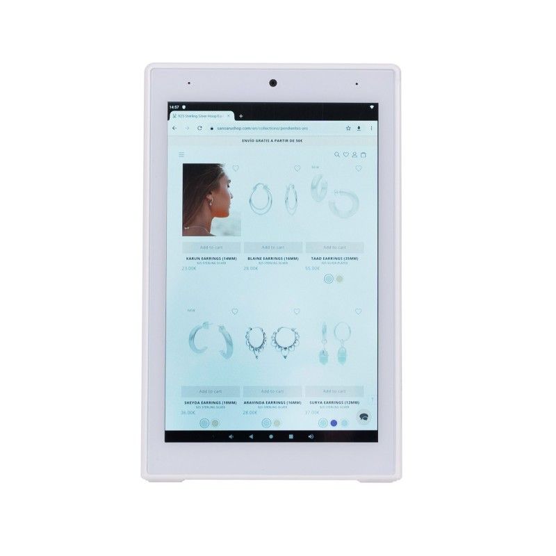 Ecran publicitaire de table LCD 10,1'' avec caméra - Touch - Android 11 | panneaux publicitaire