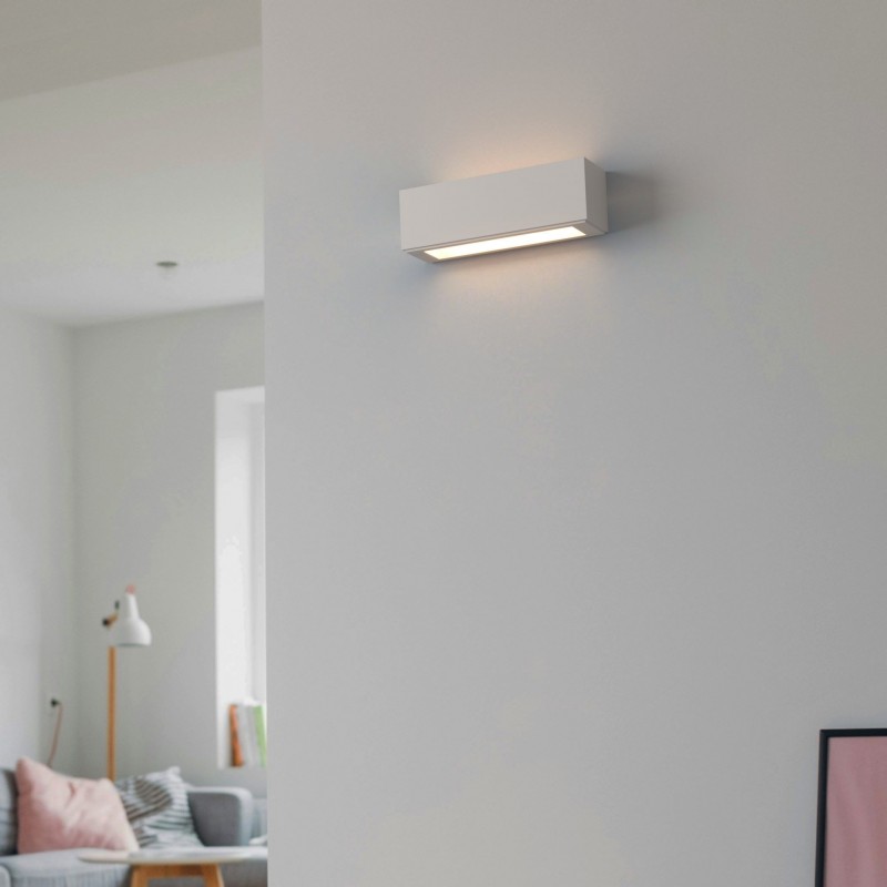 Applique murale en plâtre "Plast" - Bidirectionnelle - 1 x G9 | luminaire mural