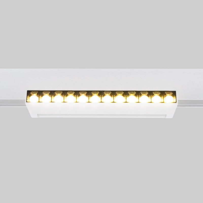 Spot linéaire orientable pour rail magnétique 48V- 12W - 2800K - OSRAM chip - UGR18 - Blanc