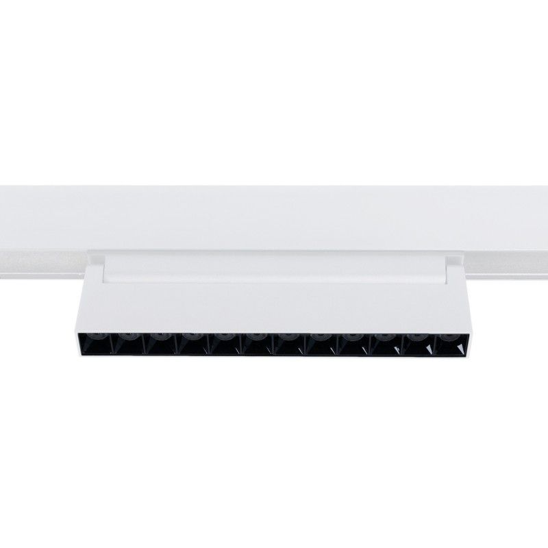Spot linéaire orientable pour rail magnétique 48V- 12W - 2800K - OSRAM chip - UGR18 - Blanc