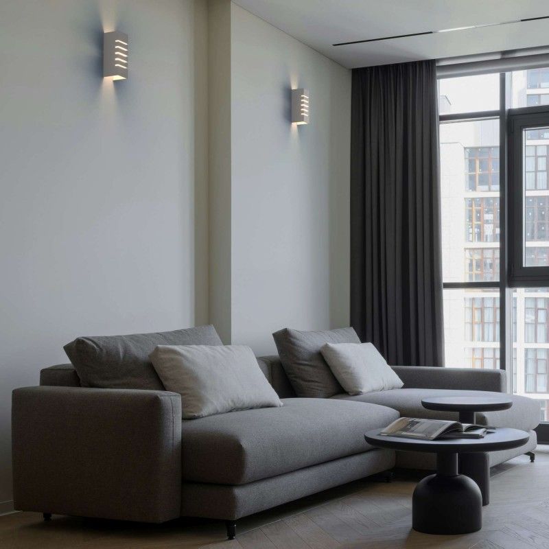 Applique murale en plâtre "Line" - 1 x E14 | appliques murales Applique murale en plâtre "Line" - 1 x E14 | appliques murales