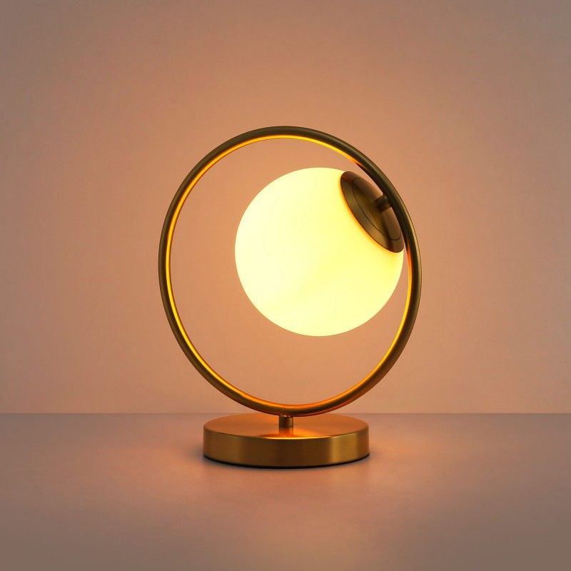 Lampe à poser boule en verre "Porto" | lampes de table Lampe à poser boule en verre "Porto" | lampes de table